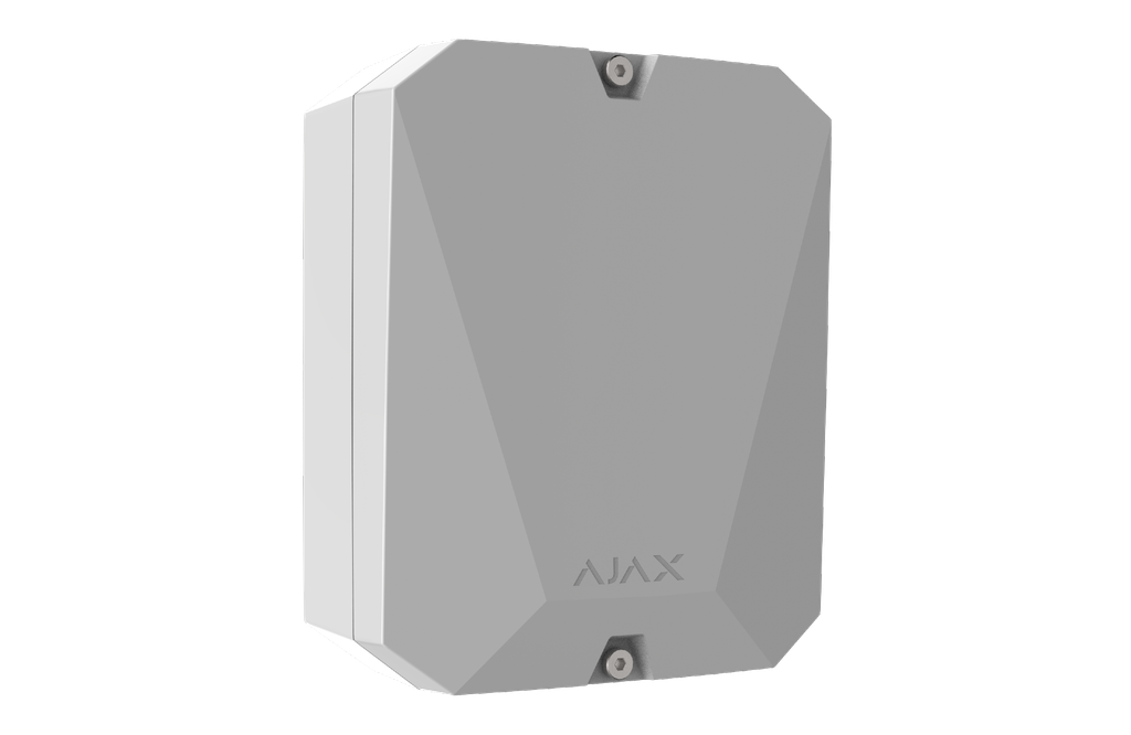 Módulo para Conectar Alarma MultiTransmitter, Blanco, para Ajax Hub/Hub Plus/Hub 2/Hub 2 Plus