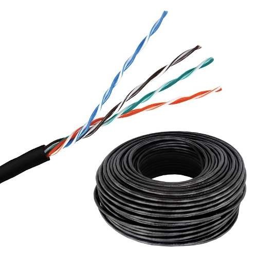 Bobina de cable EXTERIOR con GEL CAT5E, SpryWire