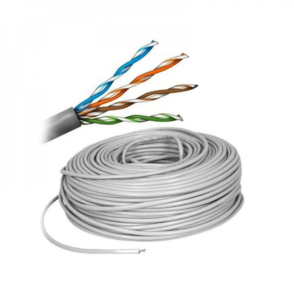 Bobina de cable CAT5E UTP CCA interior 305mts