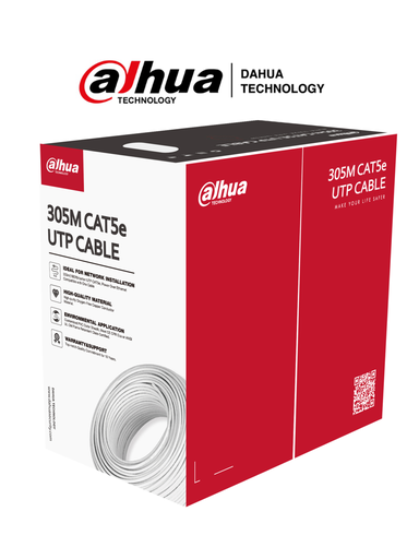 [DH-PFM920I-5EUN] Bobina de Cable Interior CAT5e (100% COBRE), Blanco *DAHUA*