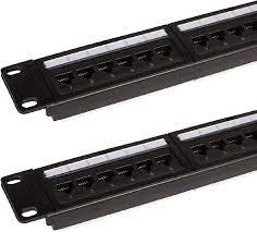 [SW-PP24B] Patch Panel de 24 puertos CAT6 Con soporte para cables SPRYWIRE