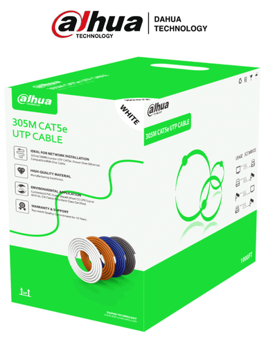 [DH-PFM922I-5EUN-C] Bobina de Cable Interior CAT5e, *DAHUA*