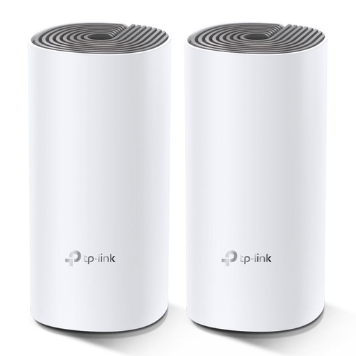 [Deco E4(2-pack)(US)] Sistema Wi-Fi Mesh para toda la Casa AC1200 2×Puertos FE/Unidad 